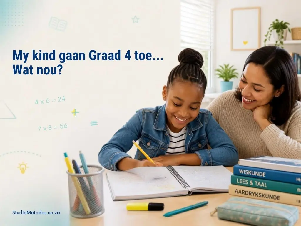 My kind gaan Graad 4 toe: Wat ouers moet weet | StudieMetodes