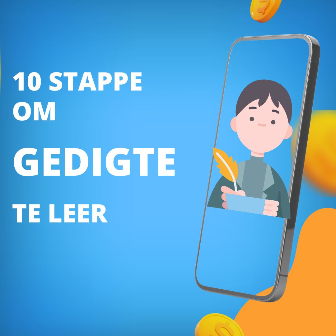 10 stappe om gedigte (poësie) te leer